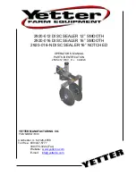 Preview for 1 page of Yetter 2920-012 Operator'S Manual