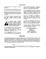 Предварительный просмотр 2 страницы Yetter 2920-012A Operator'S Manual