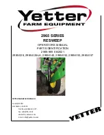 Предварительный просмотр 1 страницы Yetter 2965 Series Operator'S Manual