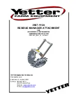 Yetter 2967-115A Manual предпросмотр