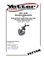 Предварительный просмотр 1 страницы Yetter 2967-180B Operator'S / Instruction Manual W/ Parts Identification