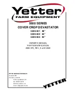 Preview for 1 page of Yetter 5500 Series Owner'S Manual, Part Identification