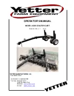 Yetter 6300 Operator'S Manual предпросмотр