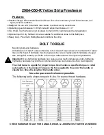 Предварительный просмотр 5 страницы Yetter CAB CONTROL STRIP FRESHENER 2984-050-R Operator'S Manual