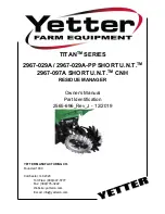 Yetter TITAN 2967-029A Owner'S Manual preview