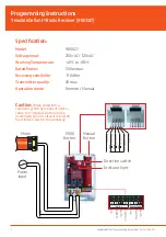 Preview for 2 page of YewdaleDefiant 980027 Programming Instructions Manual