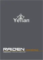 YEYIAN RAIDEN 750 Series Manual preview