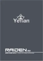 YEYIAN RAIDEN 850 Manual предпросмотр