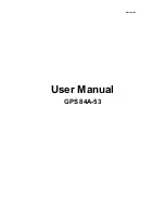 Preview for 1 page of YF GPS 84A-53 User Manual