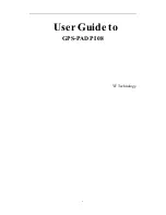 YF GPS-PAD PI 08 User Manual preview