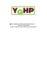 YGHP 30 Manual For Installation, Operation And Maintenance preview