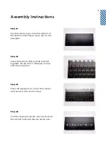 Preview for 9 page of Yiancar Designs Gingham Keyboard Assembly Instructions Manual