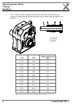 Preview for 26 page of YILMAZ REDÜKTÖR T Series Operating Instructions Manual