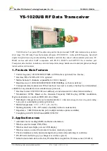 YiShi YS-1020UB Manual preview