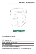 YitaHome BFTLPT-1003 Assembly Instructions preview