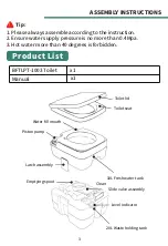 Предварительный просмотр 2 страницы YitaHome BFTLPT-1003 Assembly Instructions