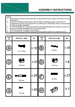 Preview for 2 page of YitaHome FTHKCT-0024 Assembly Instructions Manual