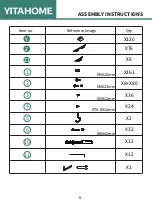 Preview for 7 page of YitaHome FTPLCG-0229 Assembly Instructions Manual