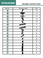 Предварительный просмотр 5 страницы YitaHome LHHY-V 2 Assembly Instructions Manual