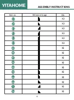 Предварительный просмотр 6 страницы YitaHome LHHY-V 2 Assembly Instructions Manual