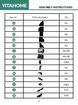 Предварительный просмотр 7 страницы YitaHome LHHY-V 2 Assembly Instructions Manual