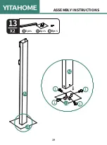 Предварительный просмотр 21 страницы YitaHome LHHY-V 2 Assembly Instructions Manual