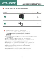 Preview for 2 page of YitaHome NBXH-V1 Assembly Instructions