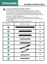 Preview for 3 page of YitaHome YSS-V 2 Assembly Instructions Manual