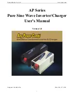 Yiyuan Electric AP Series User Manual preview