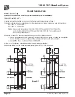 Preview for 14 page of Ykk ap YES 45 FI Installation Manual