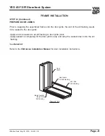 Preview for 25 page of Ykk ap YES 45 FI Installation Manual