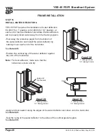 Preview for 30 page of Ykk ap YES 45 FI Installation Manual