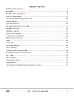 Preview for 2 page of YMGI TTWA Series Installation Instructions & User Manual