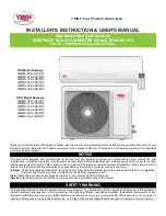 Предварительный просмотр 1 страницы YMGI WMMS-09C-V2A(57)2 Installer'S Instruction & User'S Manual