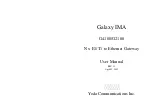 Yoda Galaxy IMA G4100 User Manual preview