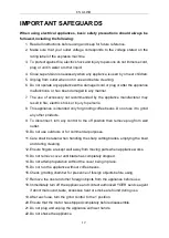 Предварительный просмотр 12 страницы Yoer BCG01BK MULINO Manual