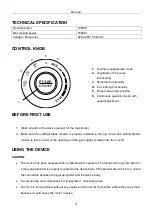 Предварительный просмотр 14 страницы Yoer JB03S TITANO Instruction Manual
