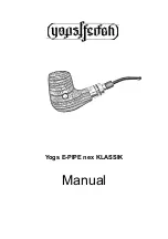 Preview for 1 page of Yogs-Pfeifen E-PIPE nex KLASSIK Manual