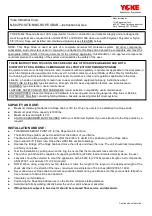 Preview for 1 page of Yoke N-602 Instruction & Use Manual