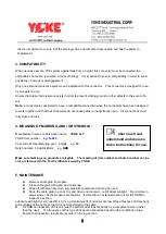 Предварительный просмотр 2 страницы Yoke N-623 User Instruction