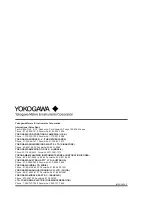 Preview for 31 page of YOKOGAWA 51001 User Manual