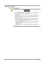 Preview for 14 page of YOKOGAWA 701933 User Manual