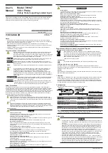 YOKOGAWA 701947 User Manual preview
