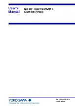 Preview for 1 page of YOKOGAWA 702915 User Manual