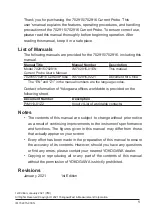 Preview for 3 page of YOKOGAWA 702915 User Manual