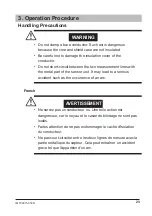 Preview for 25 page of YOKOGAWA 702915 User Manual