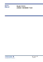YOKOGAWA 731010 User Manual preview