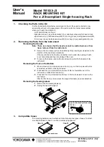 YOKOGAWA 751533-J3 User Manual preview