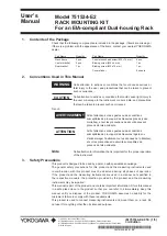 YOKOGAWA 751534-E2 User Manual preview