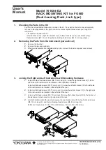 YOKOGAWA 751538-E2 User Manual preview